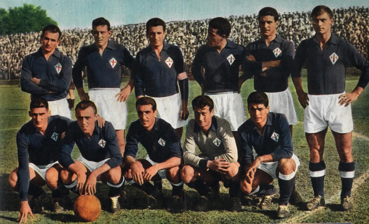 Drużyna Fiorentiny z sezonu 1955/56