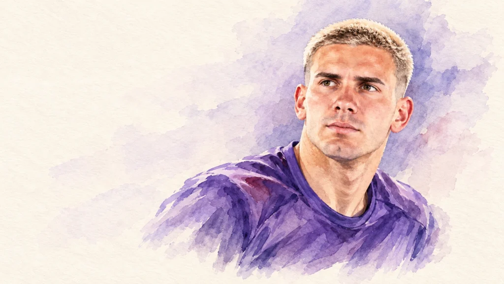 Akwarelowy portret redakcyjny: Franco Mastantuono — ViolaPedia